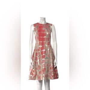 Carmen Marc Valvo Elegant Coral Dress
